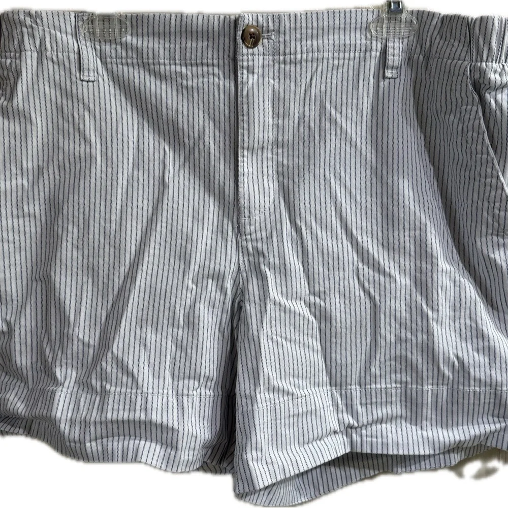Striped Blue Ladies Shorts